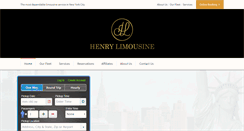 Desktop Screenshot of henrylimousines.com